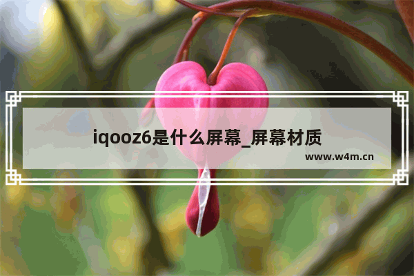 iqooz6是什么屏幕_屏幕材质