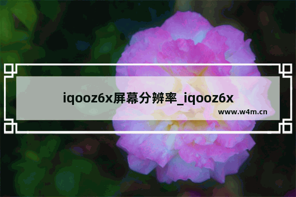 iqooz6x屏幕分辨率_iqooz6x分辨率多少