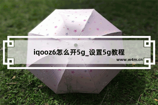 iqooz6怎么开5g_设置5g教程