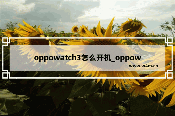 oppowatch3怎么开机_oppowatch3如何开机