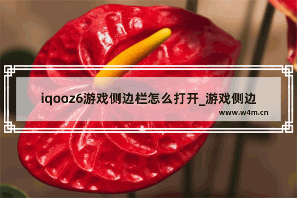 iqooz6游戏侧边栏怎么打开_游戏侧边栏在哪设置