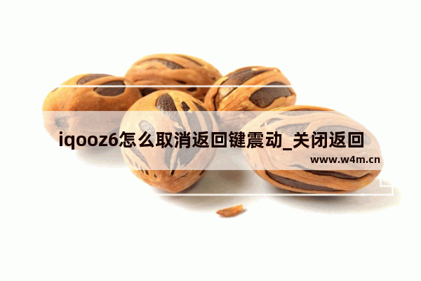 iqooz6怎么取消返回键震动_关闭返回键震动教程