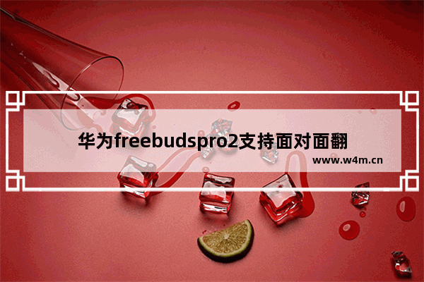 华为freebudspro2支持面对面翻译吗_可以作为翻译助手吗