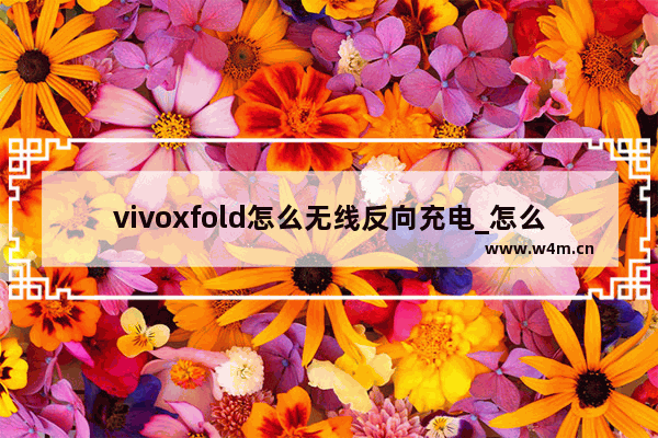 vivoxfold怎么无线反向充电_怎么设置反向充电