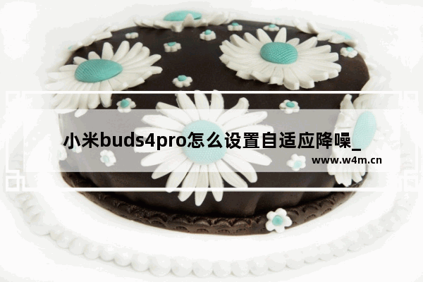 小米buds4pro怎么设置自适应降噪_怎么开启自适应降噪