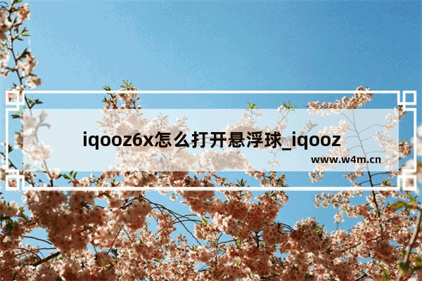 iqooz6x怎么打开悬浮球_iqooz6x悬浮球怎么打开