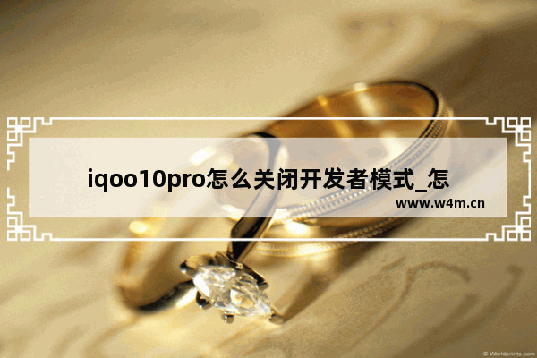 iqoo10pro怎么关闭开发者模式_怎么退出开发模式