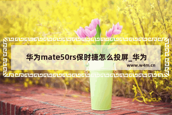 华为mate50rs保时捷怎么投屏_华为mate50rs保时捷投屏方法