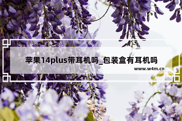 苹果14plus带耳机吗_包装盒有耳机吗