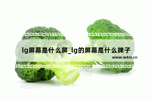 lg屏幕是什么屏_lg的屏幕是什么牌子