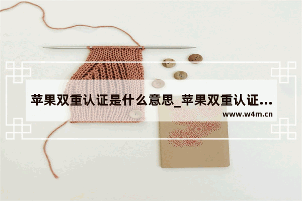 苹果双重认证是什么意思_苹果双重认证怎么开启