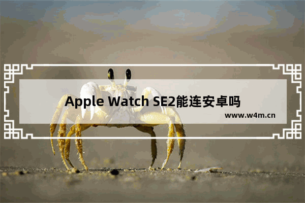 Apple Watch SE2能连安卓吗_可以连安卓吗