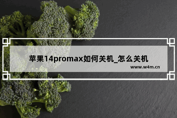 苹果14promax如何关机_怎么关机