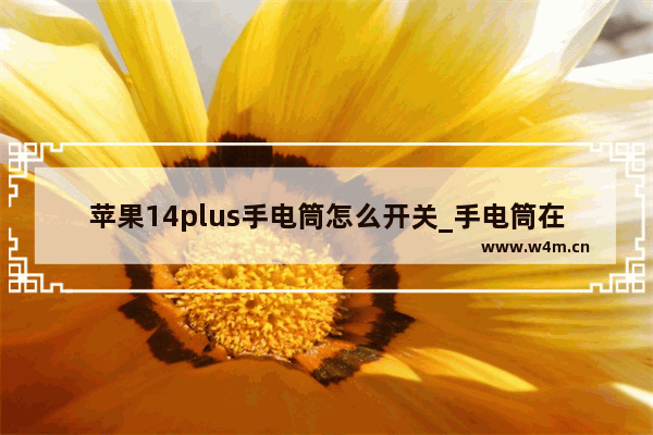 苹果14plus手电筒怎么开关_手电筒在哪