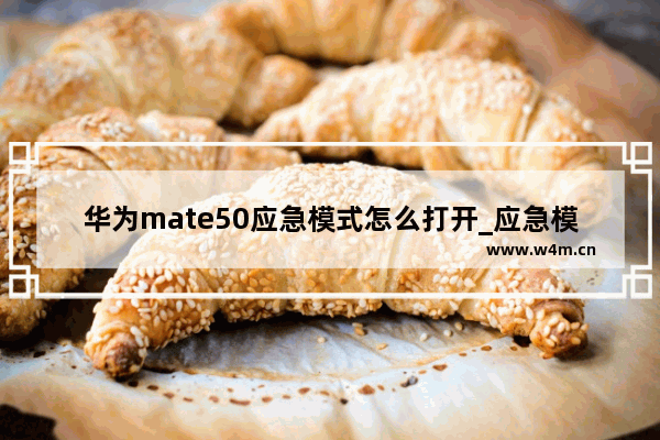 华为mate50应急模式怎么打开_应急模式怎么开启