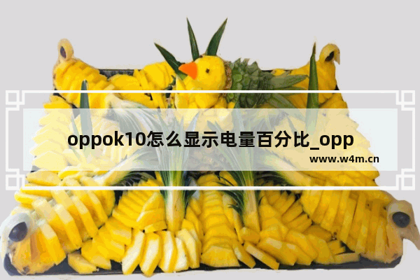 oppok10怎么显示电量百分比_oppok10怎么设置电池显示电量