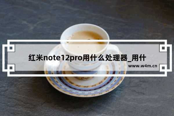 红米note12pro用什么处理器_用什么芯片