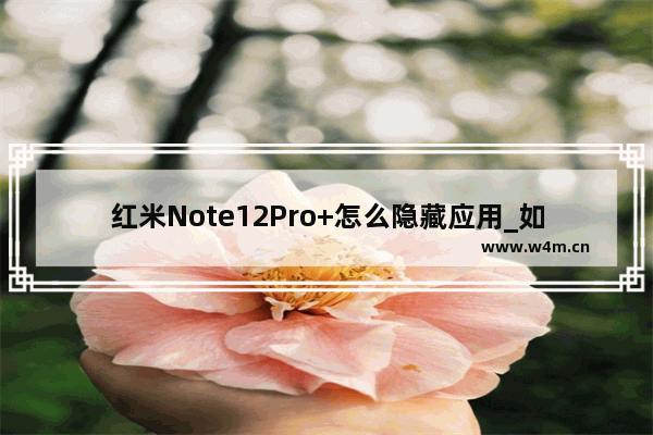 红米Note12Pro+怎么隐藏应用_如何隐藏应用