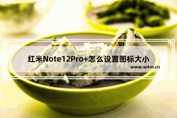 红米Note12Pro+怎么设置图标大小_如何设置图标大小