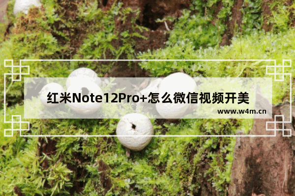 红米Note12Pro+怎么微信视频开美颜_如何微信视频开美颜