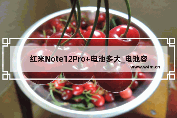 红米Note12Pro+电池多大_电池容量