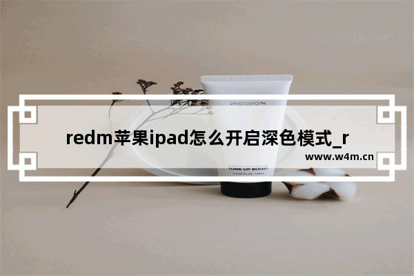 redm苹果ipad怎么开启深色模式_redm苹果ipad深色模式如何开启