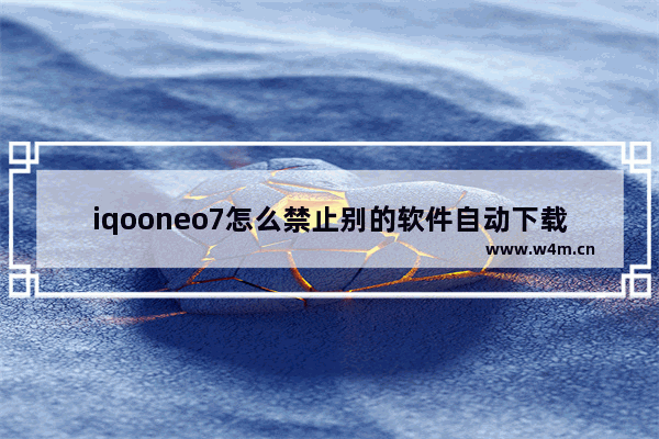 iqooneo7怎么禁止别的软件自动下载_iqooneo7如何禁止别的软件自动下载