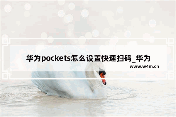 华为pockets怎么设置快速扫码_华为pockets快速扫码怎么设置