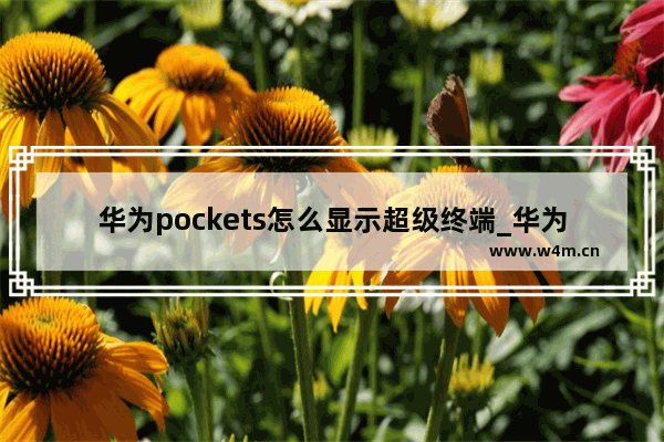 华为pockets怎么显示超级终端_华为pockets如何显示超级终端