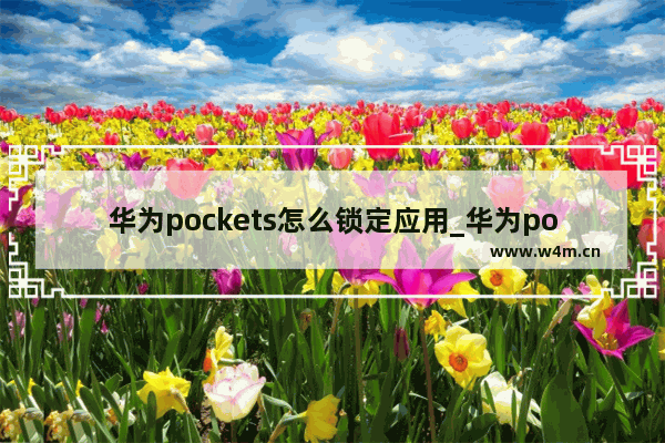 华为pockets怎么锁定应用_华为pockets如何锁定应用