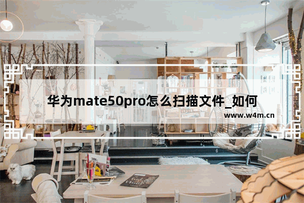 华为mate50pro怎么扫描文件_如何扫描文件