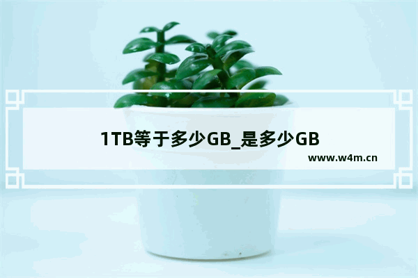 1TB等于多少GB_是多少GB