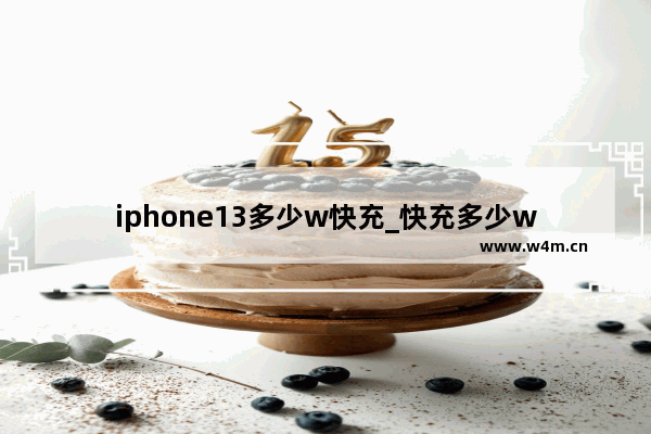 iphone13多少w快充_快充多少w