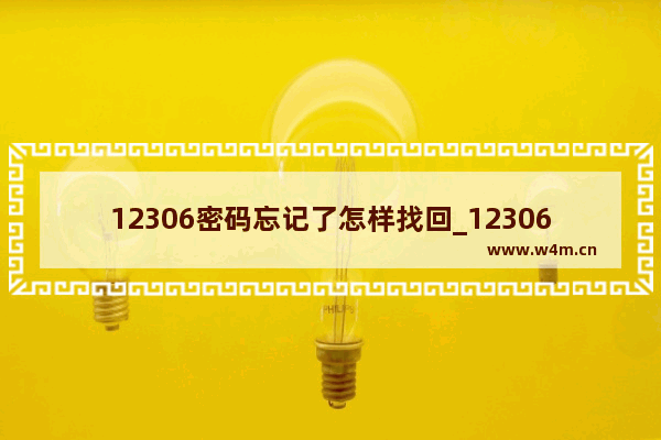 12306密码忘记了怎样找回_12306密码忘记了怎样找回来