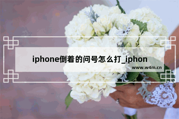 iphone倒着的问号怎么打_iphone怎么打出倒问号