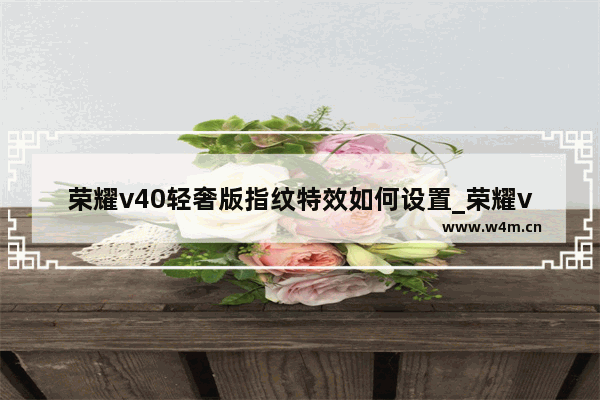 荣耀v40轻奢版指纹特效如何设置_荣耀v40轻奢版指纹特效怎么设置