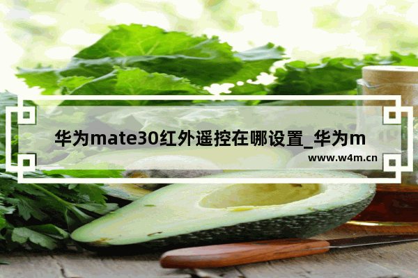 华为mate30红外遥控在哪设置_华为mate30epro红外遥控怎么设置