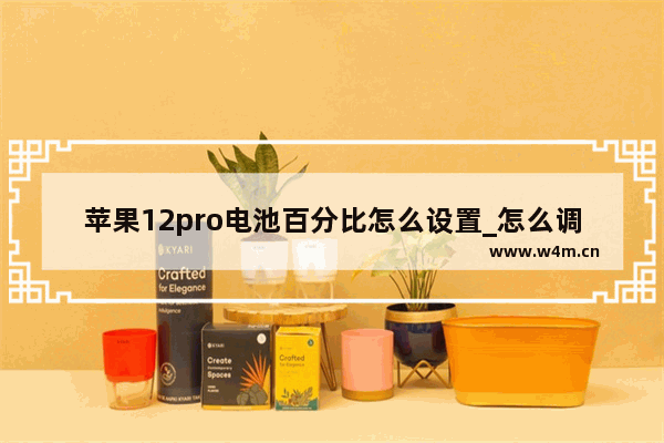 苹果12pro电池百分比怎么设置_怎么调电池百分比