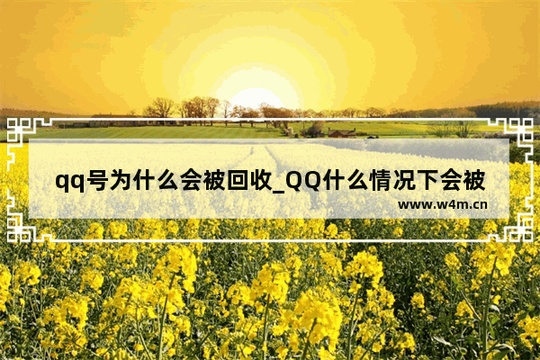 qq号为什么会被回收_QQ什么情况下会被回收