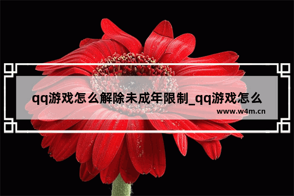 qq游戏怎么解除未成年限制_qq游戏怎么解除未成年限制时间