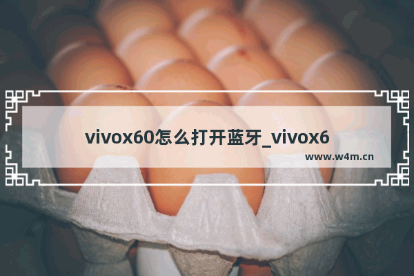 vivox60怎么打开蓝牙_vivox60蓝牙设置在哪