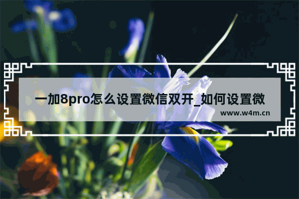 一加8pro怎么设置微信双开_如何设置微信双开