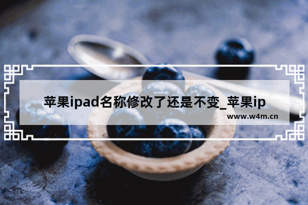 苹果ipad名称修改了还是不变_苹果ipad名称修改了还是不变怎么办