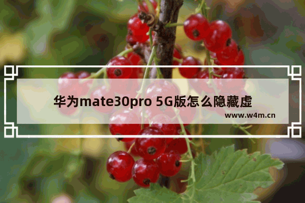 华为mate30pro 5G版怎么隐藏虚拟按键_华为mate30pro怎么关闭虚拟按键