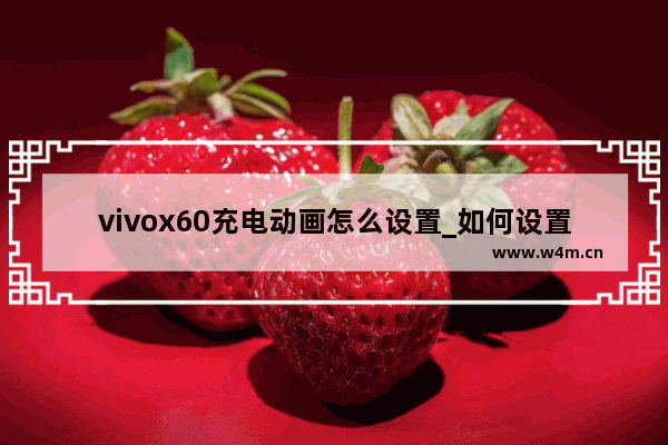 vivox60充电动画怎么设置_如何设置