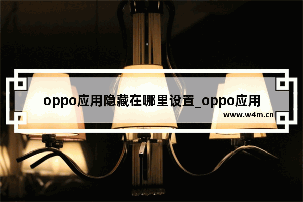 oppo应用隐藏在哪里设置_oppo应用隐藏怎么弄