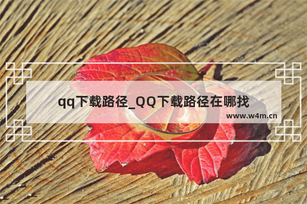 qq下载路径_QQ下载路径在哪找