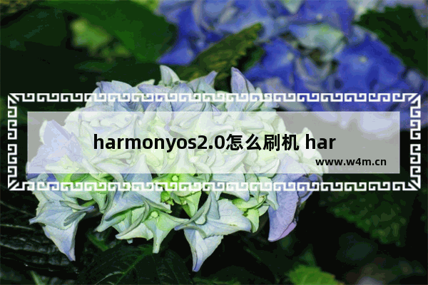 harmonyos2.0怎么刷机 harmonyos2.0刷机教程