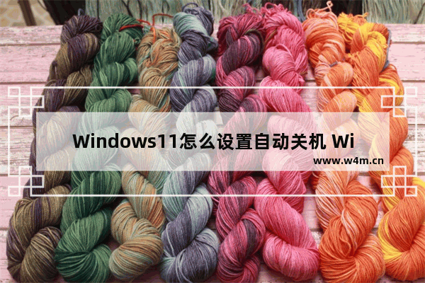 Windows11怎么设置自动关机 Windows11设置自动关机方法