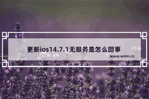 更新ios14.7.1无服务是怎么回事 ios14.7.1无服务最新解决办法